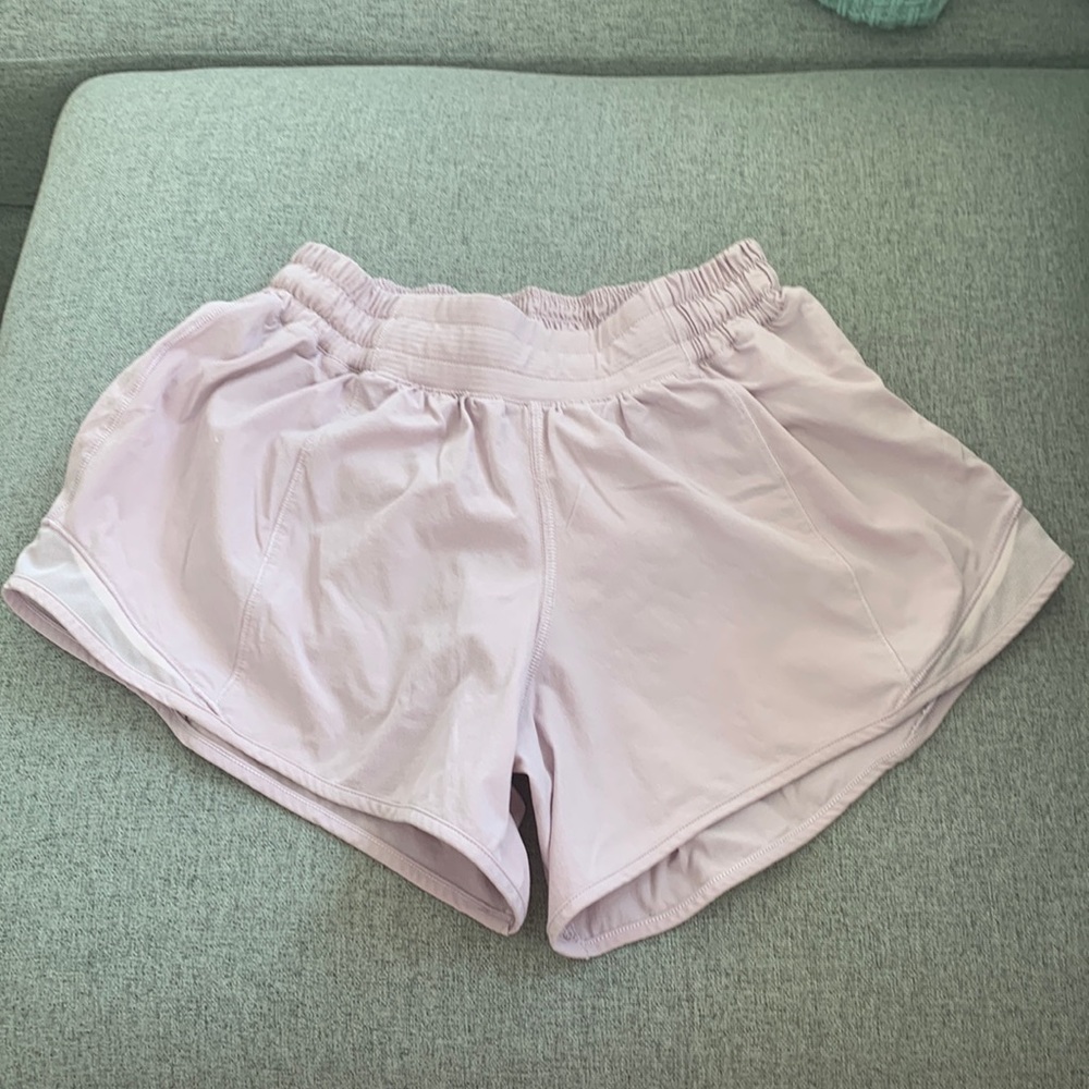 Lululemon Hottie Hot shorts. 4 inches inseam. LR. Size 4